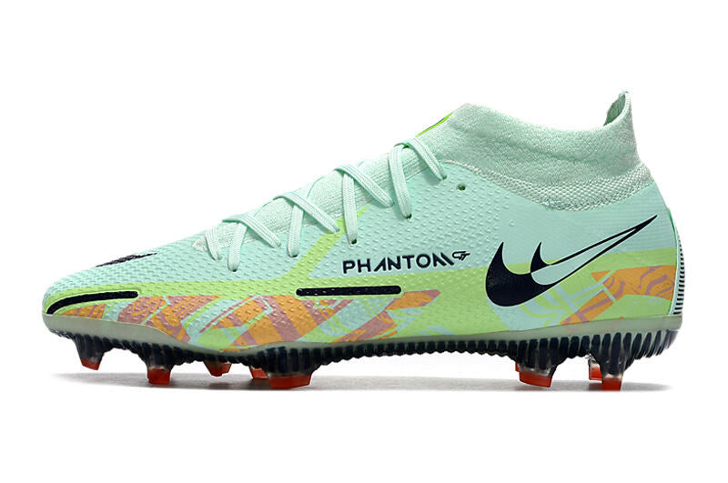 Chuteira Campo Nike Phantom GT2 Elite FG Verde Cano Alto