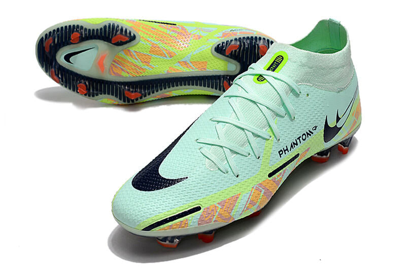 Chuteira Campo Nike Phantom GT2 Elite FG Verde Cano Alto