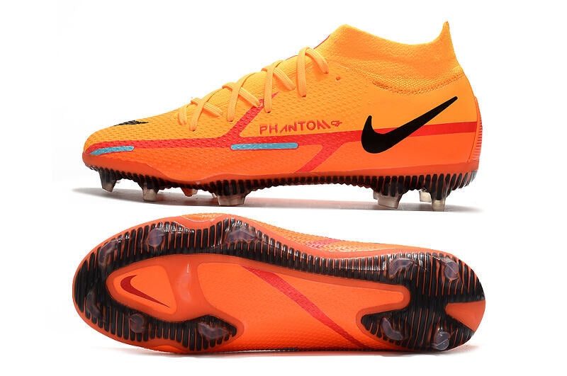 Chuteira Campo Nike Phantom GT2 Elite FG Laranja neon